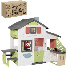 SMOBY Domeček zahradní s kuchyní rozšiřitelný set s doplňky na baterie Zvuk