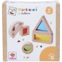 EICHHORN DŘEVO Montessori baby smyslové bloky set 5 tvarů