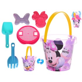 Pískový baby set Minnie 6ks kyblík se sítem s nástroji a bábovičkami