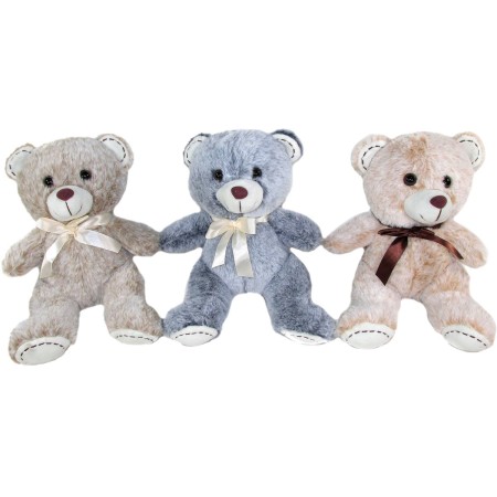 PLYŠ Medvídek s mašlí 17cm 3 barvy *PLYŠOVÉ HRAČKY*