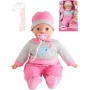 SIMBA Baby panenka Laura interaktivní miminko na baterie set s doplňky Zvuk