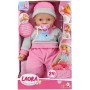 SIMBA Baby panenka Laura interaktivní miminko na baterie set s doplňky Zvuk