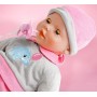 SIMBA Baby panenka Laura interaktivní miminko na baterie set s doplňky Zvuk