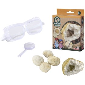 SIMBA Nature World Objevuj Geoda přírodní kameny set 5ks s nástroji