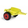 SMOBY Baby traktor dětský šlapací CLAAS zelený s vlečkou a klaksonem plast