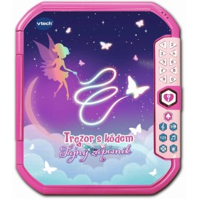 VTECH tajný zápisník trezor s kódem na baterie UV Světlo Zvuk CZ