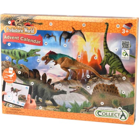MAC TOYS Kalendář adventní dinosauři 24 zvířátek s doplňky