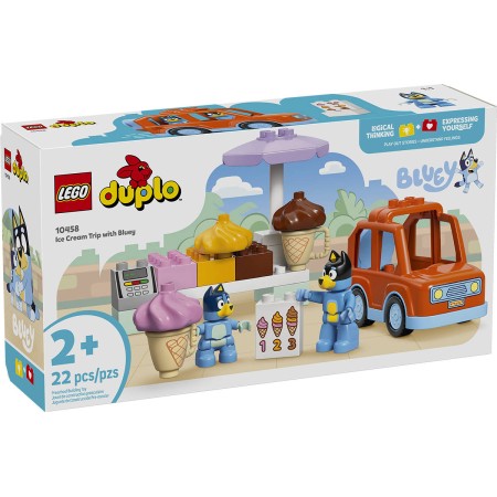 LEGO DUPLO Bluey a výlet na zmrzlinu 10458 STAVEBNICE