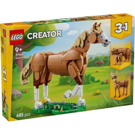 LEGO CREATOR Krásný kůň 3v1 31166 STAVEBNICE