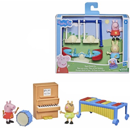HASBRO Prasátko Peppa Pig Peppiny zážitky herní set se 2 figurkami v krabici