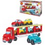 ECOIFFIER Abrick Baby herní set auto transportér + 6 autíček plast