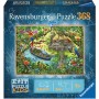 RAVENSBURGER Kids Hra puzzle únikové Džungle 368 dílků 70x50cm skládačka 2v1