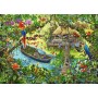 RAVENSBURGER Kids Hra puzzle únikové Džungle 368 dílků 70x50cm skládačka 2v1
