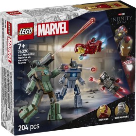 LEGO MARVEL Iron Man a War Machine vs. Hammerovy Drony 76320 STAVEBNICE