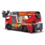 DICKIE Auto hasičské Scania hasiči 35cm stříká vodu na baterie Světlo Zvuk