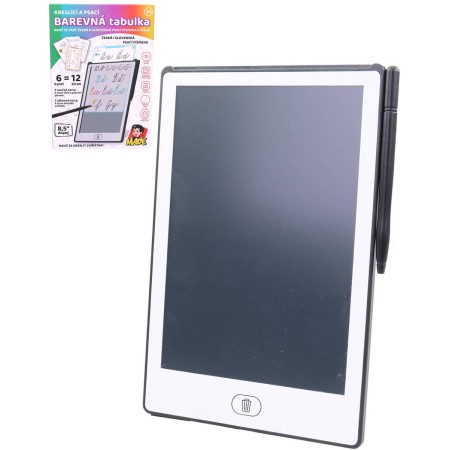 Tablet naučný kreslicí obkreslovací tabulka se šablonami na baterie