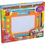 MAC TOYS Tabulka dětská magnetická set s razítky a kouzelným perem plast