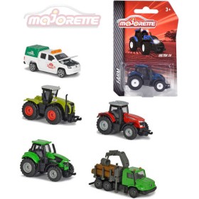 MAJORETTE Auto farmářské 7cm kovové na volný chod 6 druhů kov
