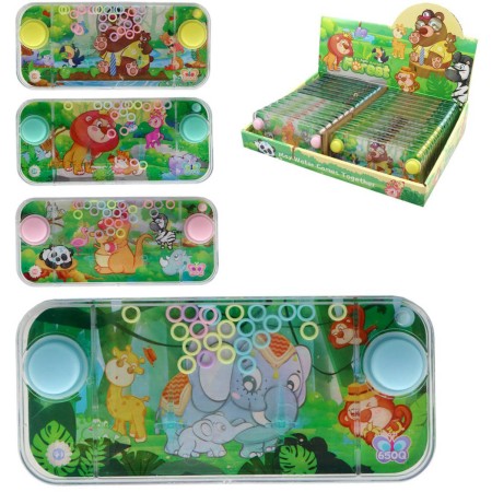 Hra vodní navlékání kroužků na hroty zvířátka 4 druhy