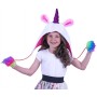 KARNEVAL Čepice jednorožec s bambulkami *KARNEVALOVÝ DOPLNĚK*