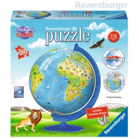 RAVENSBURGER Puzzle 3D Dětský globus 180 dílků 20cm AJ plast