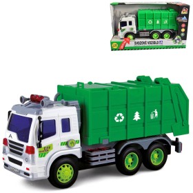 Auto popelářské svozové vozidlo na setrvačník na baterie Světlo Zvuk