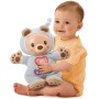 PLYŠ Baby hajánek méďa usínáček s melodiemi na baterie pro miminko Světlo Zvuk