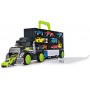 DICKIE Auto transportér 43cm kufr 2v1 set se 4 autíčky a doplňky kov