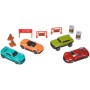 DICKIE Auto transportér 43cm kufr 2v1 set se 4 autíčky a doplňky kov