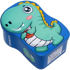 Pokladnička kovová 3D dinousaurus dětská kasička 3 druhy