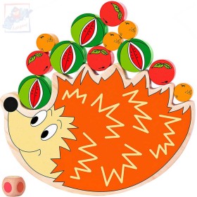 WOODY DŘEVO Hra balanční Ježek *DŘEVĚNÉ HRAČKY*