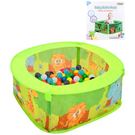 Ohrádka baby bazének set s 50 kuličkami 75x75x30cm pro miminko