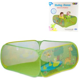 Ohrádka baby textilní pro děti na hraní 110x110x50cm pro miminko
