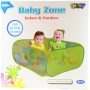 Ohrádka baby textilní pro děti na hraní 110x110x50cm pro miminko