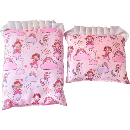 Kojenecký set peřinka + polštářek pro panenku miminko Jednorožci