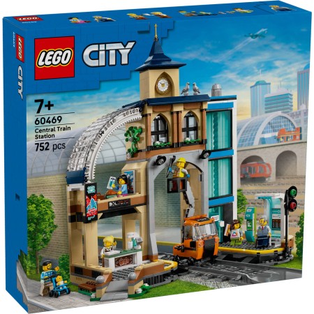 LEGO CITY Hlavní vlakové nádraží 60469 STAVEBNICE