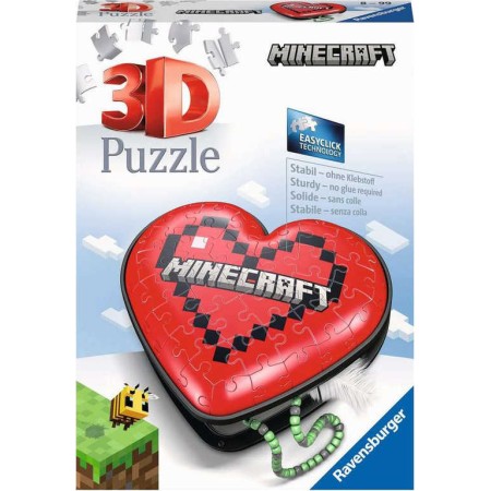 RAVENSBURGER Puzzle 3D šperkovnice Srdce 54 dílků plast