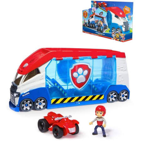 SPIN MASTER Velký Patroller akční vozidlo s čtyřkokou a Ryderem na baterie Světlo Zvuk