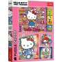 TREFL PUZZLE 2v1 Hello Kitty a přátelé 41x28cm skládačka 400 dílků