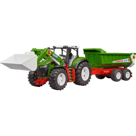 BRUDER 03452 Roadmax baby traktor s čelním nakladačem a přívěsem