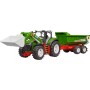 BRUDER 03452 Roadmax baby traktor s čelním nakladačem a přívěsem