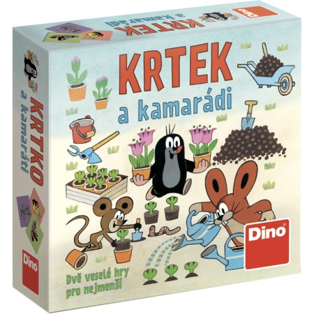 DINO Hra Krtek a kamarádi (Krteček) cestovní 2v1 *SPOLEČENSKÉ HRY*