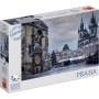 DINO Puzzle 1000 dílků Staroměstský orloj v zimě 66x47cm skládačka
