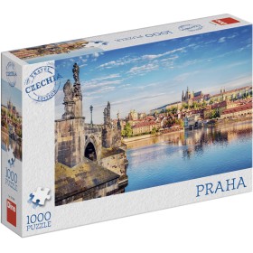 DINO Puzzle 1000 dílků Letní Hradčany 66x47cm skládačka