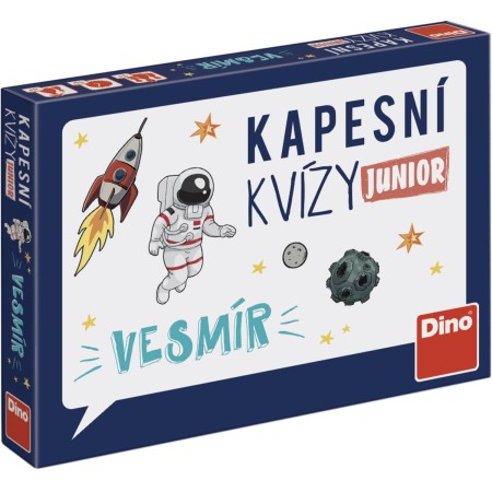 DINO Kapesní kvízy Junior Vesmír 106 otázek