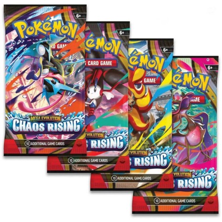 Pokémon TCG: ME04 Chaos Rising Booster set 10 karet v sáčku