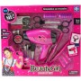 Zkrášlovací dětská sada krásy s fénem a žehličkou na vlasy na baterie