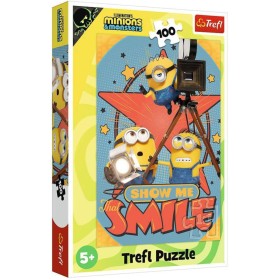 TREFL PUZZLE Mimoni a příšery 28x41cm 100 dílků skládačka