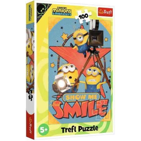 TREFL PUZZLE Mimoni a příšery 28x41cm 100 dílků skládačka