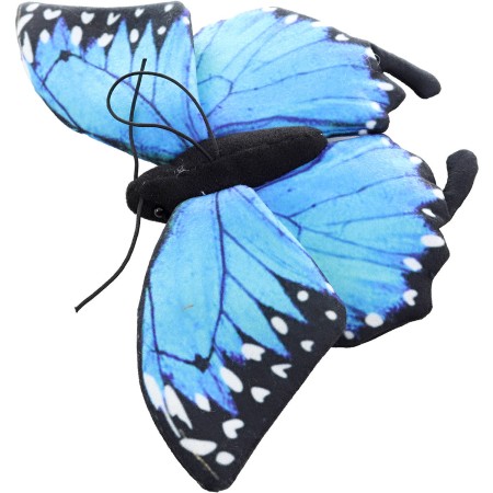 PLYŠ Motýl otakárek modrý 24cm na zavěšení *PLYŠOVÉ HRAČKY*
